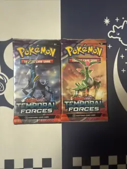 Pokemon Temporal Forces Factory Sealed Booster Packs 2 Packs - Image 1