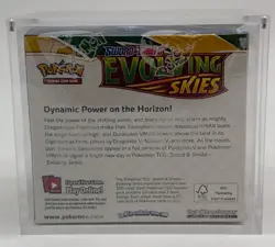 Pokemon TCG Sword & Shield Evolving Skies Booster Box SEALED w/Acrylic #2 - Image 3