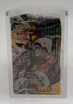 Pokemon TCG Sword & Shield Evolving Skies Booster Box SEALED w/Acrylic #2 - Image 4