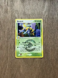 Pokemon Beedrill 1/112 Reverse Holo Fire Red Leaf Green - Image 1
