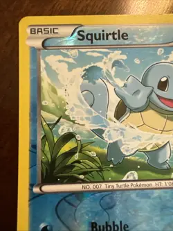 2013 Squirtle Pokemon Reverse Holographic 14/101 V LP - Image 2