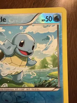 2013 Squirtle Pokemon Reverse Holographic 14/101 V LP - Image 3
