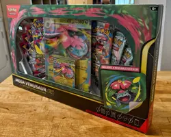 Pokemon Mega Venusaur EX Premium Collection Box Promo Oversize Booster Sticker - Image 1
