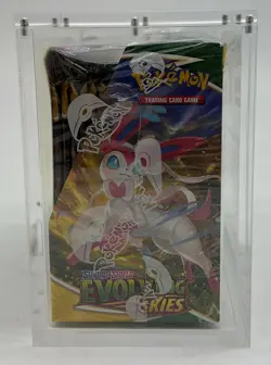 Pokemon TCG Sword & Shield Evolving Skies Booster Box SEALED w/Acrylic #1 - Image 2