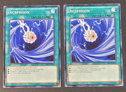 Yugioh TCG - 2x Dicephoon - SR01-EN032 - 1st Ed - NM - Emperor of Darkness, 2016 - Image 1