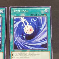 Yugioh TCG - 2x Dicephoon - SR01-EN032 - 1st Ed - NM - Emperor of Darkness, 2016 - Image 4