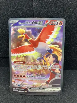Pokemon Ethan's Ho-Oh EX 230/182 Destined Rivals Rare Holo - Image 1