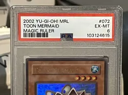 2002 Yu-Gi-Oh! Toon Mermaid #MRL-072 PSA 6 - Image 3
