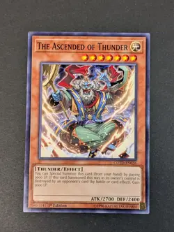 Yugioh - 1x The Ascended of Thunder - COTD-EN036 - NM - 1st Edition, Common 2017 - Image 5