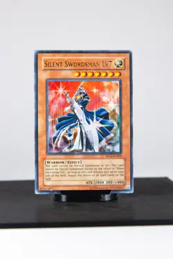 Yugioh Silent Swordsman LV7 WC5-EN001 Ultra Rare Unlimited Moderately Played - Image 1