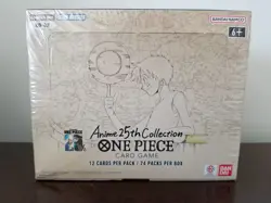 ONE PIECE ANIME 25TH COLLECTION ENGLISH ANNIVERSARY ED. BOOSTER BOX EB-02 Sealed - Image 1