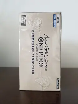ONE PIECE ANIME 25TH COLLECTION ENGLISH ANNIVERSARY ED. BOOSTER BOX EB-02 Sealed - Image 4