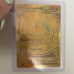 Mega Dragonite EX Gold Full Art Pokemon Card 295/217 - Pokemon TCG 2022 - Image 2