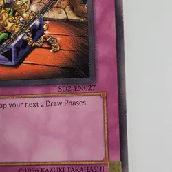 Yugioh TCG- Reckless Greed - SD2-EN027 - NM - Common - 1st Edition - Trap - 2004 - Image 4