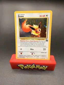 Eevee #11 Black Star Promo Holo Rare Vintage Pokemon Card - NM - Image 1