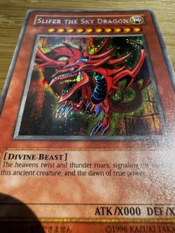 Yu-Gi-Oh Egyptian God Card Set (Slifer, Obelisk, Ra) GBI Secret Rare LP/NM - Image 3