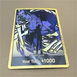 Bandai One Piece Don!! Foil Card Your Turn +1000 Gold Border Standard - Image 1