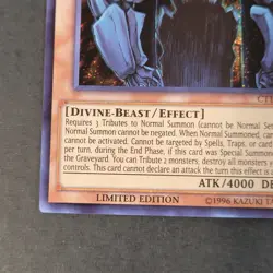 Yugioh TCG - 2x Obelisk the Tormentor - CT13-EN002 - NM+LP - Limited Ed - 2013 - Image 3