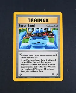 LP Focus Band Trainer Reg. 86/111 Neo Genesis Unlimited Pokemon Card - Image 1