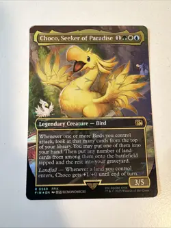 Choco, Seeker of Paradise (Borderless) (Chocobo Track Foil) Final Fantasy Foil - Image 1
