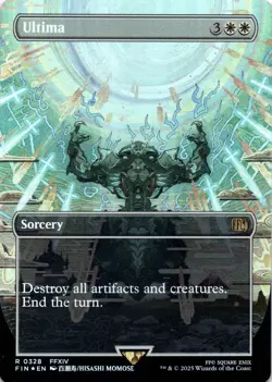 Ultima BORDERLESS FOIL Final Fantasy Magic MTG NM - Image 1