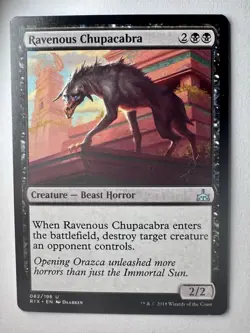 1x Ravenous Chupacabra - Rivals of Ixalan (RIX) Magic MTG - Image 1