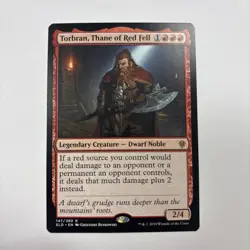 Torbran, Thane of Red Fell NM Throne of Eldraine 147 / 269 MTG English Regular - Image 1