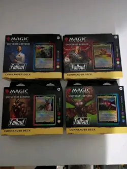 Magic: The Gathering Fallout Commander Deck SET OF 4 - Image 1