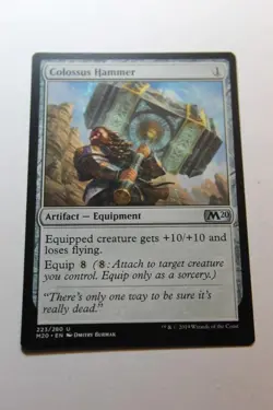 MTG Colossus Hammer x1- -Core Set 2020-Lightly Played - Image 1
