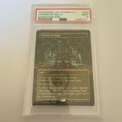 Wizards Cavern of Souls 345/2023 Lost Caverns Showcase Foil Land PSA 9 MTG - Image 1