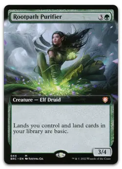 Rootpath Purifier (Extended Art) #44 (NM) Brothers' War BRC Magic MTG - Image 1