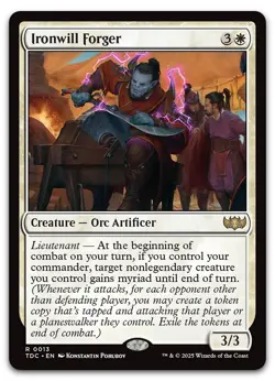 Ironwill Forger #13 (NM) Tarkir Dragonstorm TDC Magic MTG - Image 1