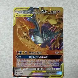 Pokemon TCG Moltres Zapdos Articuno GX Ultra Rare Card 44/68 -Hidden Fates - Image 2