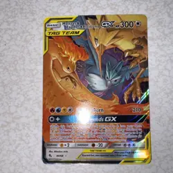 Pokemon TCG Moltres Zapdos Articuno GX Ultra Rare Card 44/68 -Hidden Fates - Image 3