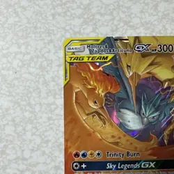 Pokemon TCG Moltres Zapdos Articuno GX Ultra Rare Card 44/68 -Hidden Fates - Image 5