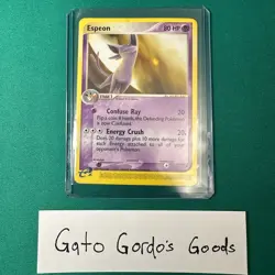 Pokemon Espeon Ex Sandstorm RARE Non Holo e-Reader 16/100 LP/MP - Image 2