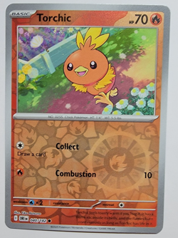 Torchic 040/182 Reverse Holo Destined Rivals Near Mint Pokemon TCG - Image 1