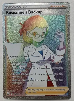 Pokemon Brilliant Stars Roseanne's Backup 180/172 Rainbow Secret Rare NM - Image 1