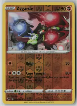 Zygarde 93/185 Pokemon Vivid Voltage Reverse Holo Near Mint (NM) 1 - Image 1