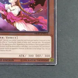 Yugioh - Gwenhwyfar Queen of Noble Arms - NKRT-EN012 - NM/LP, Platinum Rare 2014 - Image 4