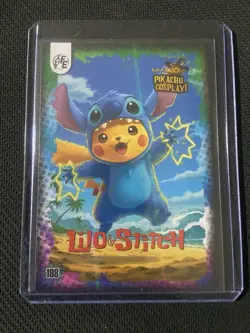 Lilo & Stitch Cosplay(Pikachu) #198 - Holo- Electric Pokemon - Image 1