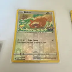 Pokemon GO Bidoof (Peelable Ditto) 059/078 Reverse Holo Common 70HP - Image 1