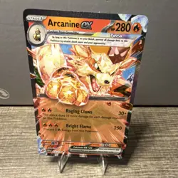Pokemon Arcanine ex Double Rare SV01: Scarlet & Violet Holo 032/198 280 HP - Image 1