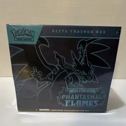 Pokemon TCG Mega Evolution—Phantasmal Flames Elite Trainer Box Charizard EN - Image 1