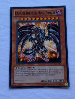 Yugioh TCG - Red-Eyes Darkness Metal Dragon - SDDC-EN013 - NM - 1st Ed - 2012 - Image 2