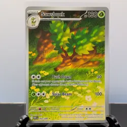 Pokemon Sawsbuck 092/086 Illustration Rare Holo SV11W White Flare 130 HP - Image 1