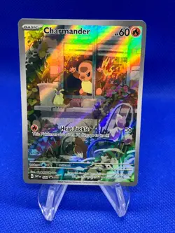Pokemon Scarlet & Violet Obsidian Flames ETB Charmander 044 Black Star Promo DMG - Image 1