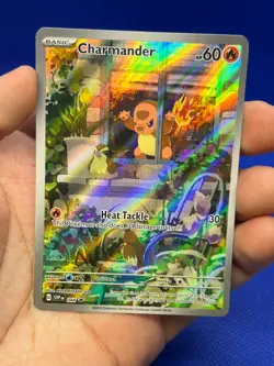 Pokemon Scarlet & Violet Obsidian Flames ETB Charmander 044 Black Star Promo DMG - Image 2