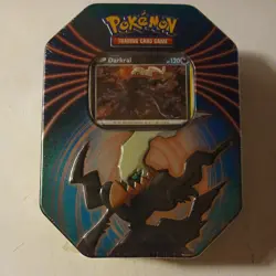 Pokemon Darkrai Knockout Collectible Tin 2021 Factory Sealed PKMN TCG NEW - Image 1