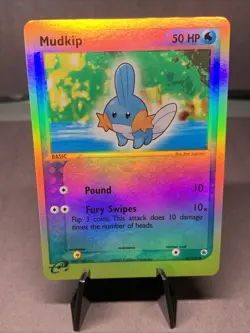 Pokemon TCG Mudkip 60/109 Ruby & Sapphire Reverse Holo WOTC VTG 2003 NM - Image 1